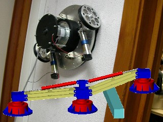 Alicia3: "A Single Sliding Suction Cup Climbing Robot"